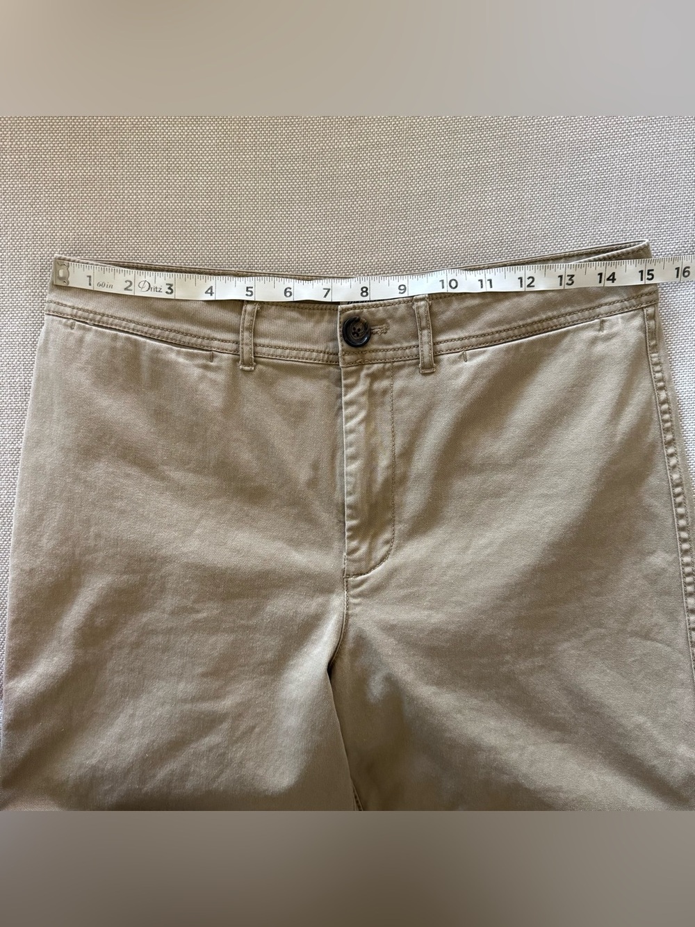 Madewell Langford Wide-Leg Crop Pants Light Latte Khaki 29 - Picture 5 of 8